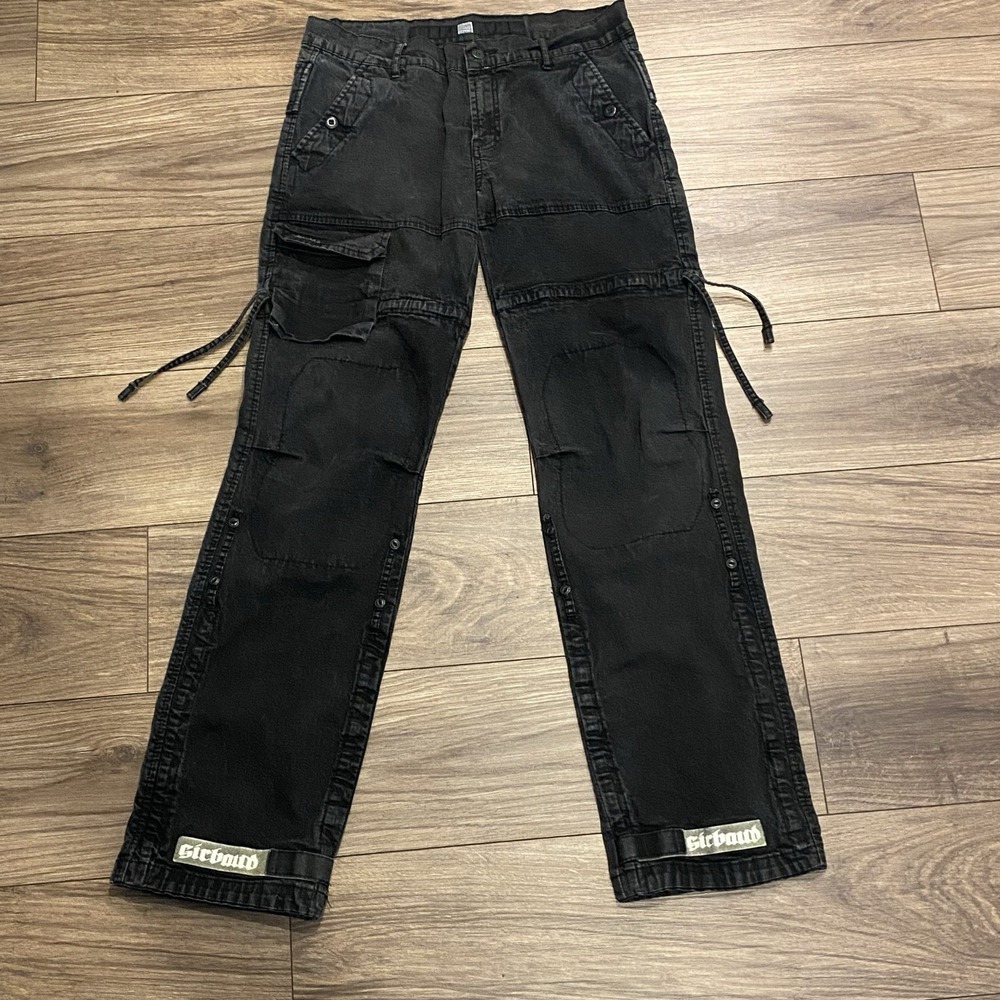 Vintage Marithe Francois Girbaud Womens Flare Jeans 30 X 31 Black Denim RARE Y2K